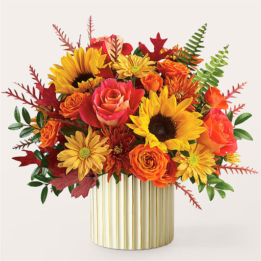 Fall Campfire Bouquet –  Village Bloom Florist, Folsom LA
