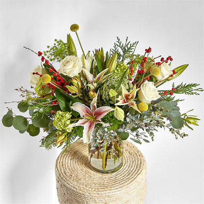 Berry & Bright Bouquet –  Village Bloom Florist, Folsom LA