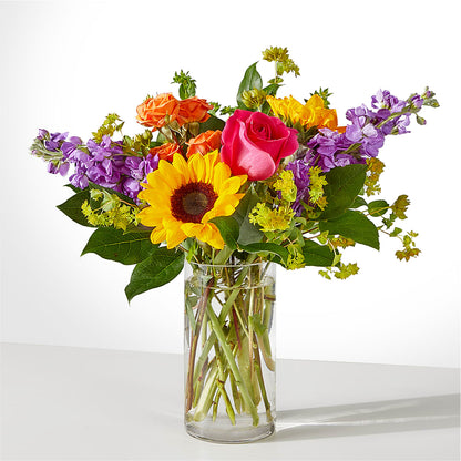Vibrant Greetings Bouquet –  Village Bloom Florist, Folsom LA
