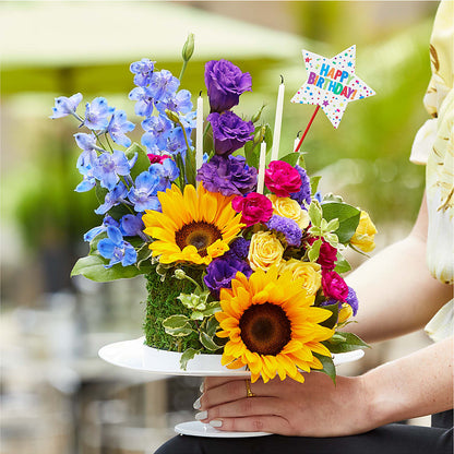 Star of the Day Floral Cake –  Village Bloom Florist, Folsom LA