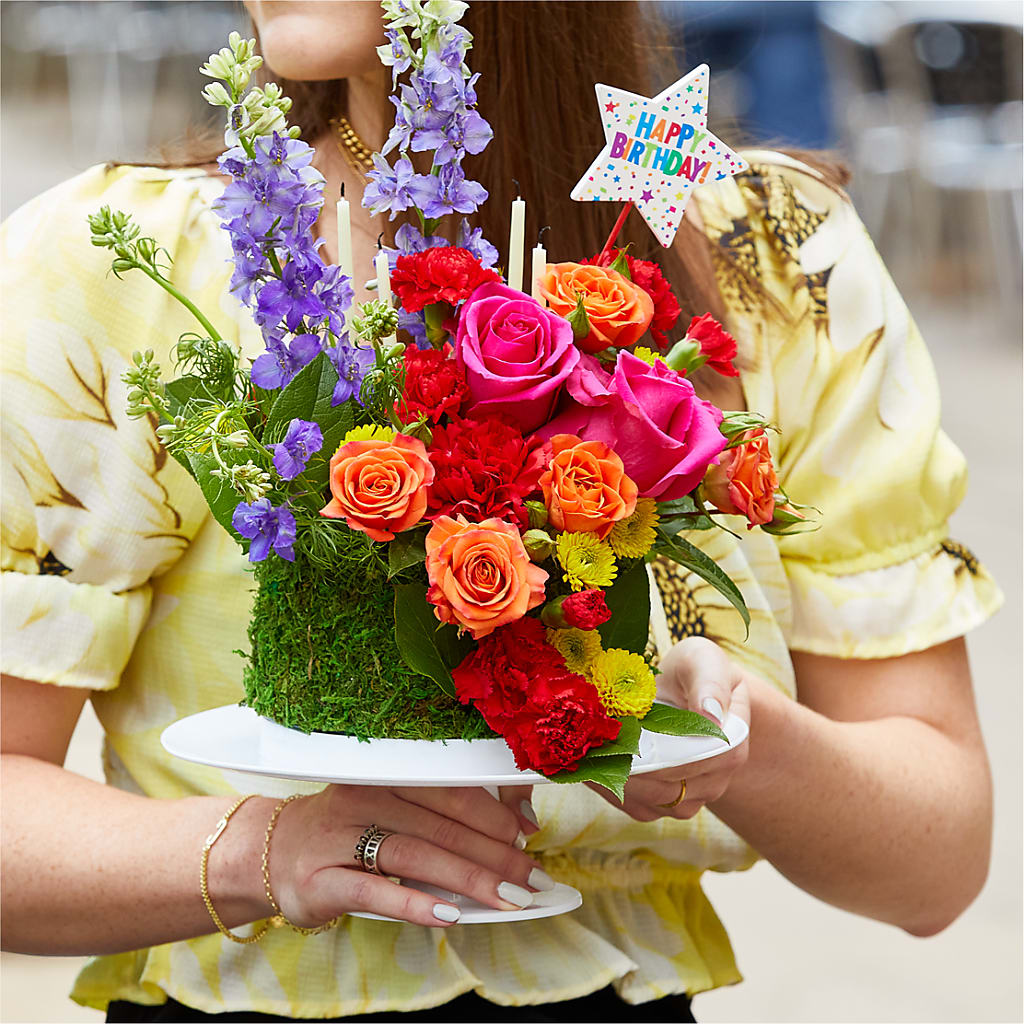 Best Year Yet Floral Cake –  Village Bloom Florist, Folsom LA