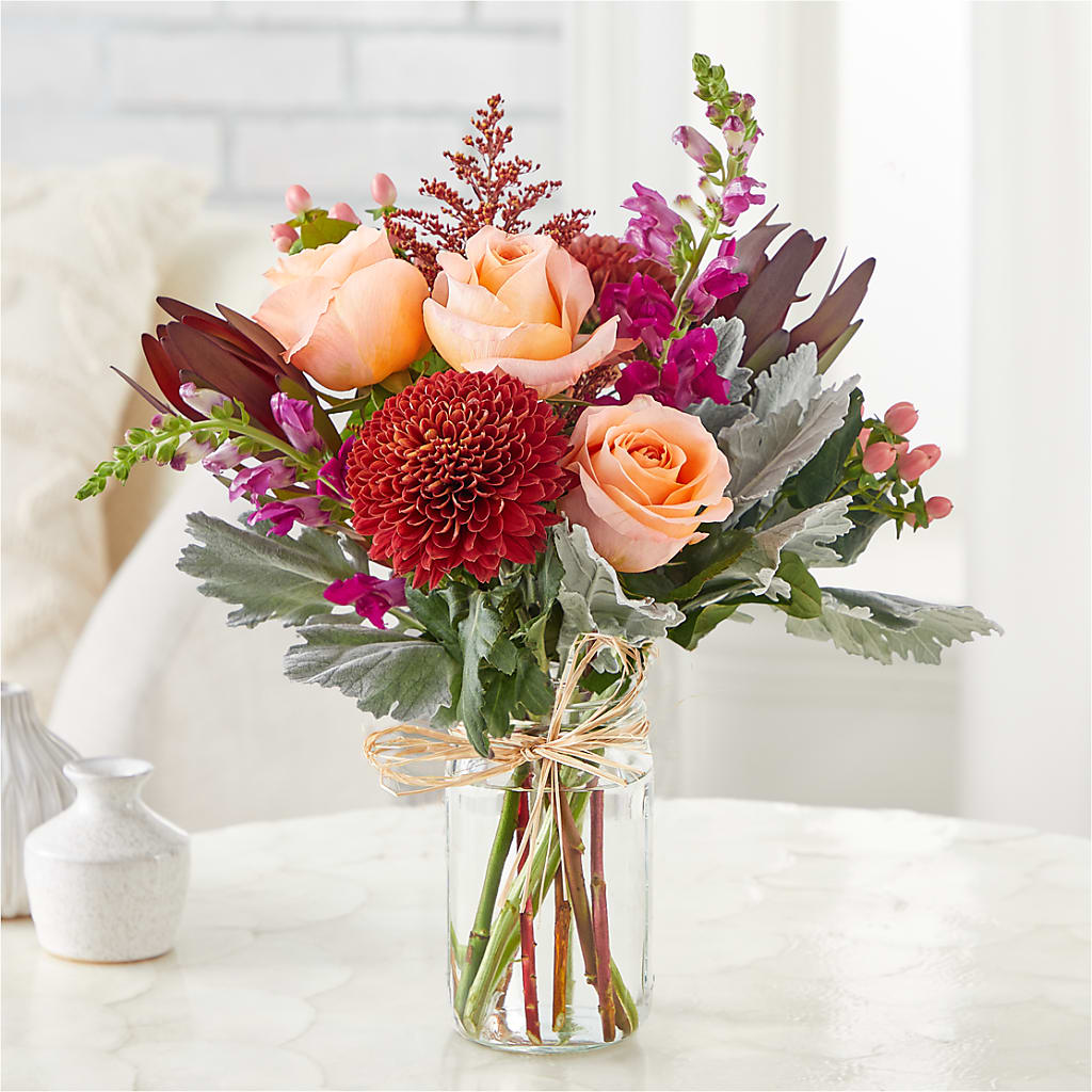 Moody Hues Bouquet –  Village Bloom Florist, Folsom LA