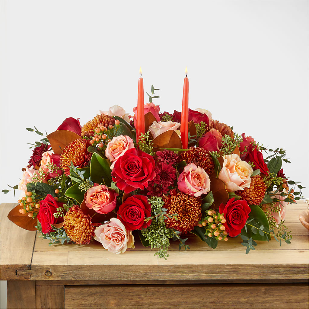 Gather Near Centerpiece –  Village Bloom Florist, Folsom LA