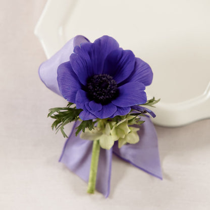 Purple Passion Boutonniere –  Village Bloom Florist, Folsom LA