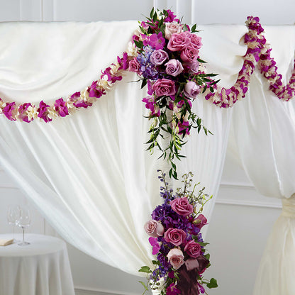Color & Light Chuppah Decor –  Village Bloom Florist, Folsom LA