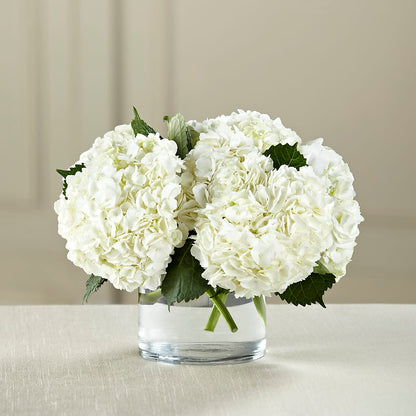 White Hydrangea Bouquet –  Village Bloom Florist, Folsom LA